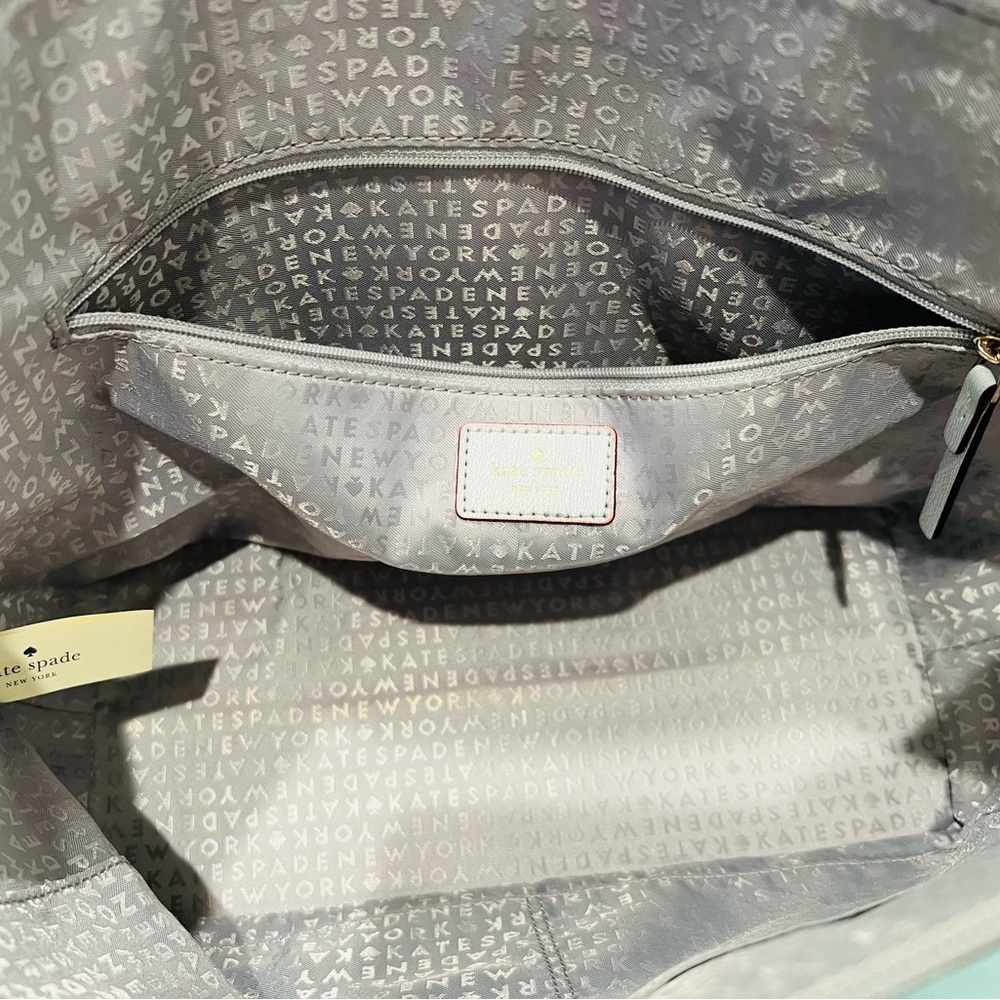 Elegant Silver Tote and Wallet Set - Picture 7 of 12